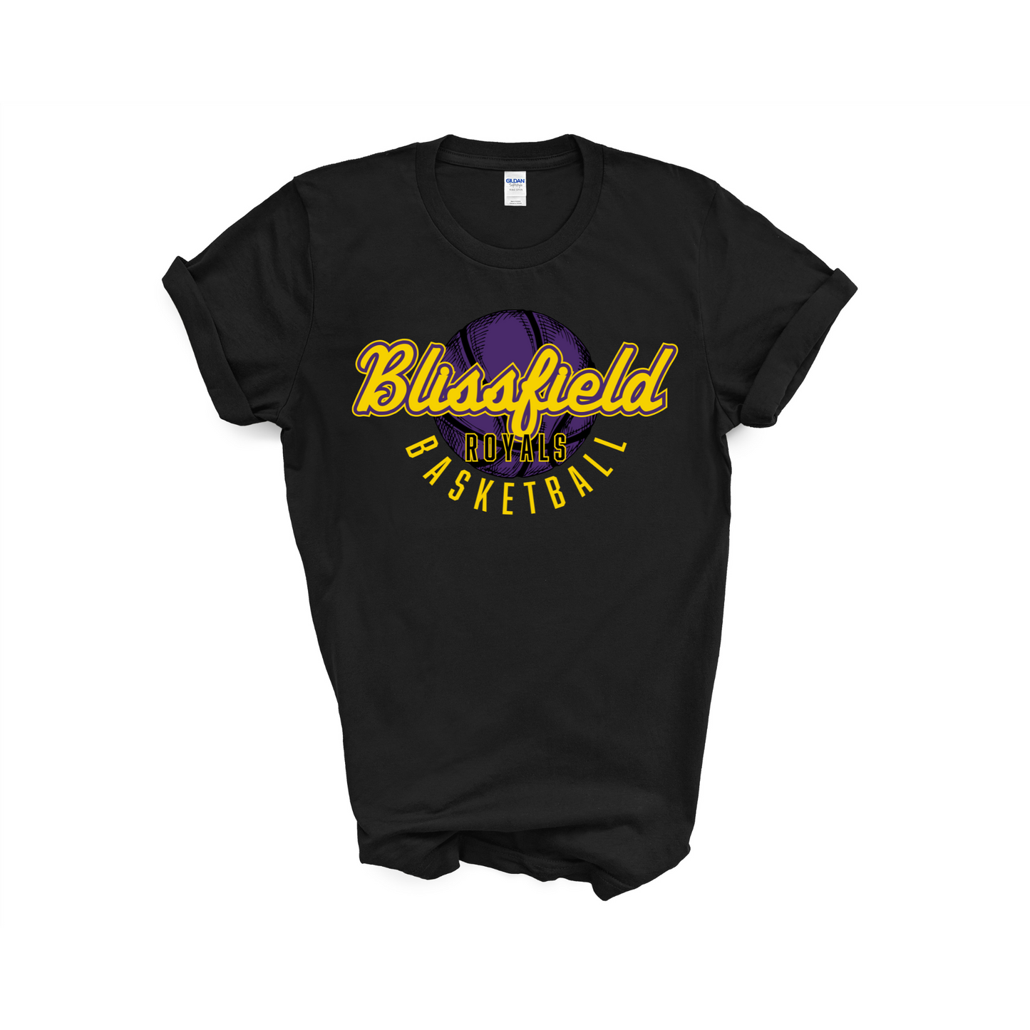 Blissfield Royals Basketball T-Shirt