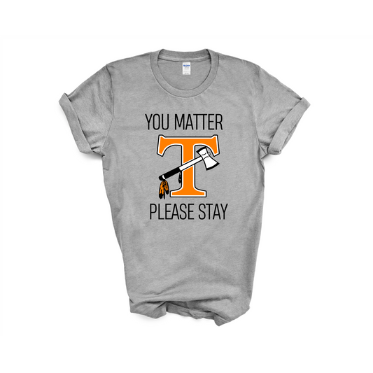 Second Run You Matter Tecumseh T-Shirt