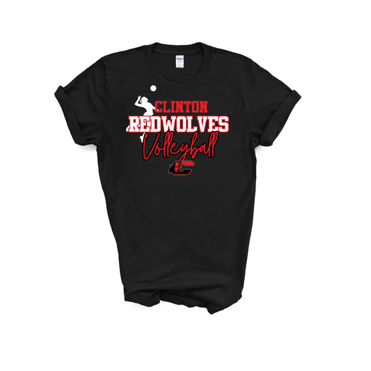 Clinton Redwolves Volleyball Shirt