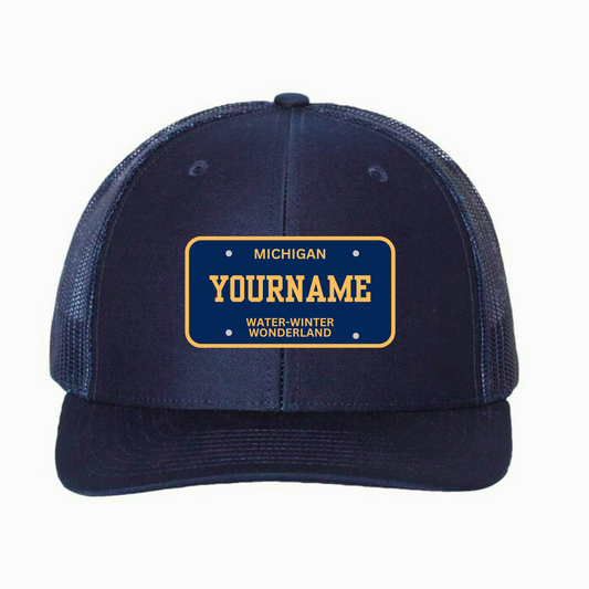 Michigan License Plate Hat