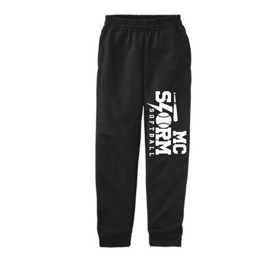 MC Storm Side Print Sweatpants Black