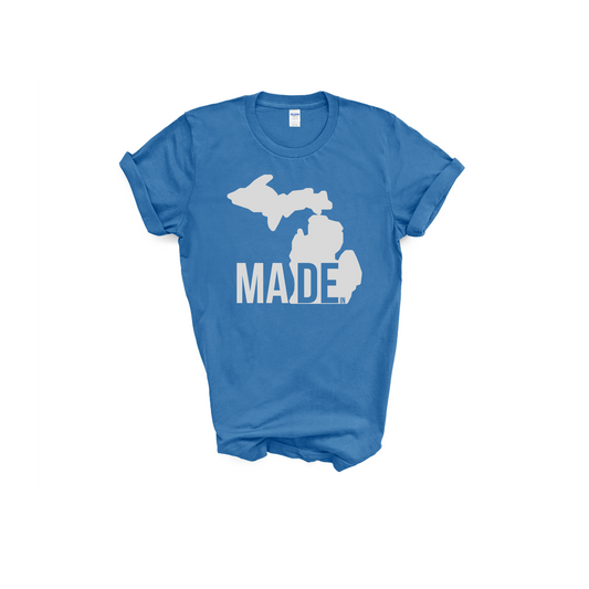 Made In Michigan Shirt  Sapphire