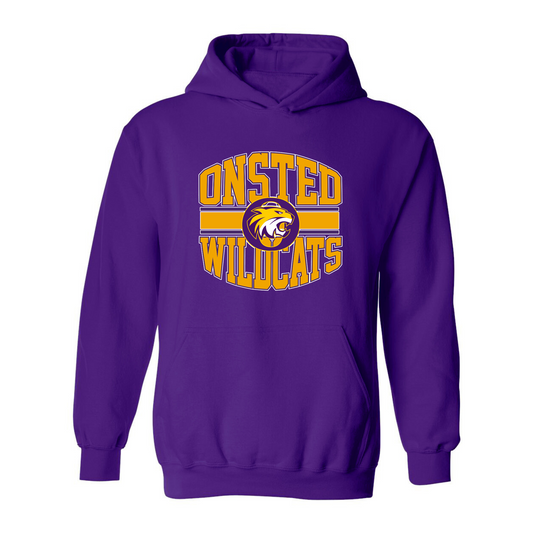 Onsted Wildcats Purple Hoodie