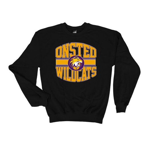 Onsted Wildcats Black Sweatshirt