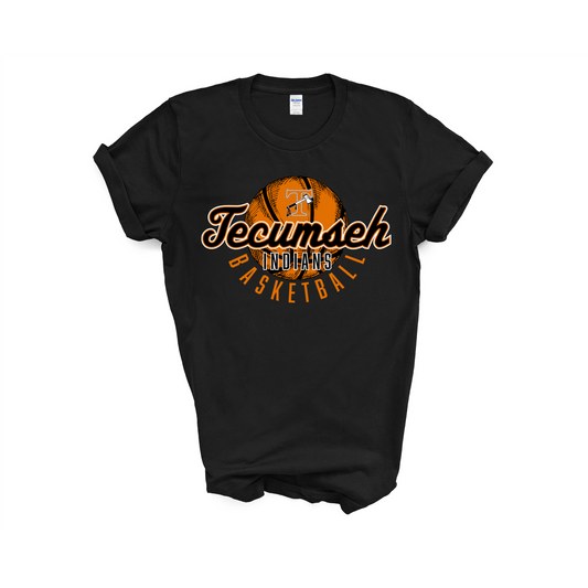 Tecumseh Indians Basketball T-Shirt