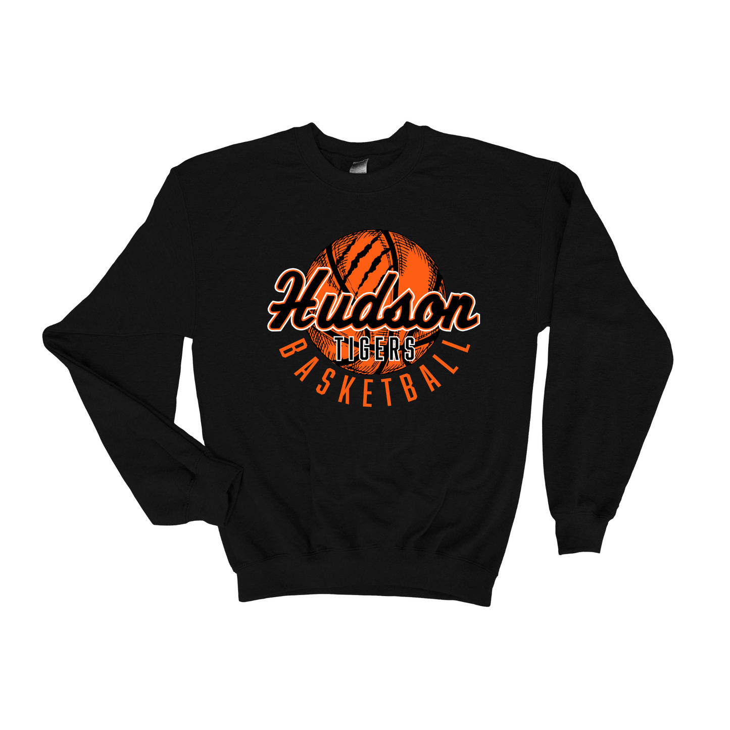 Hudson Tigers Basketball Crewneck