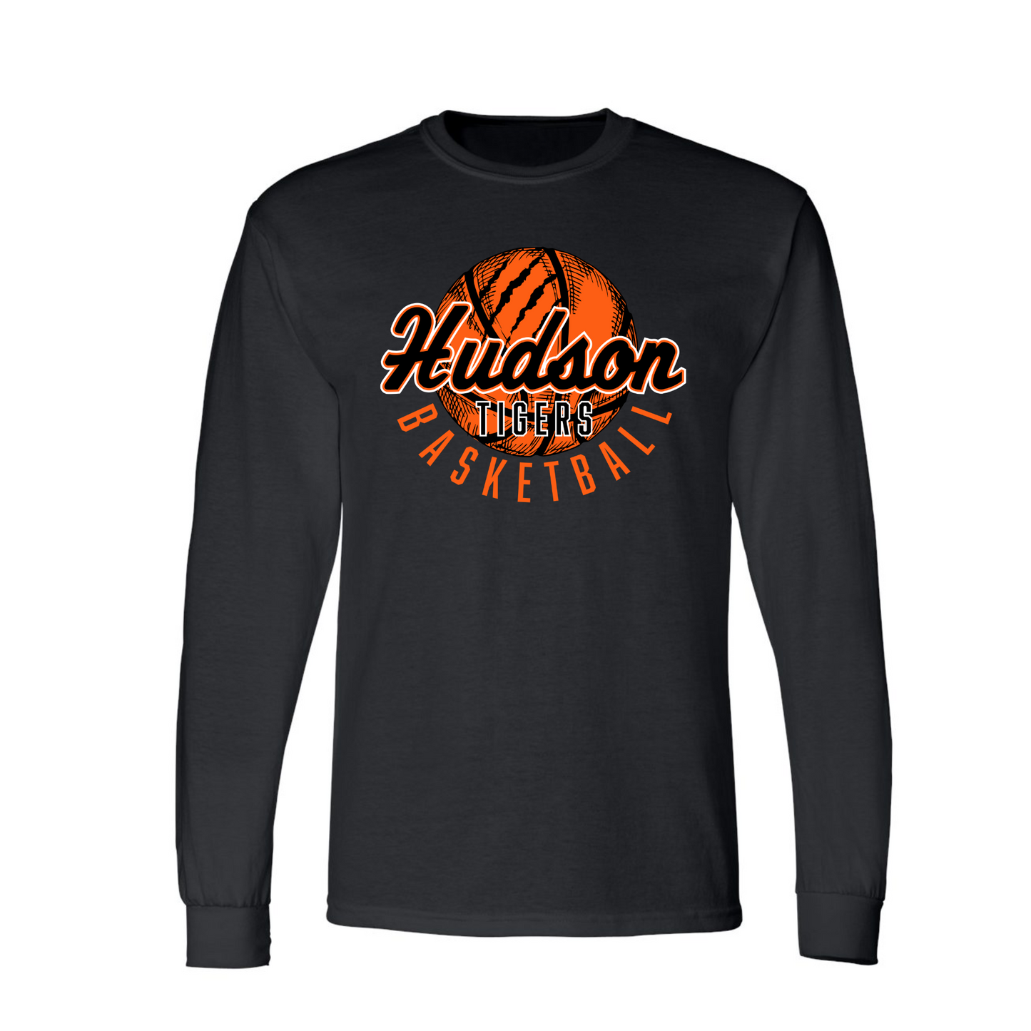 Hudson Tigers Basketball Long Sleeve