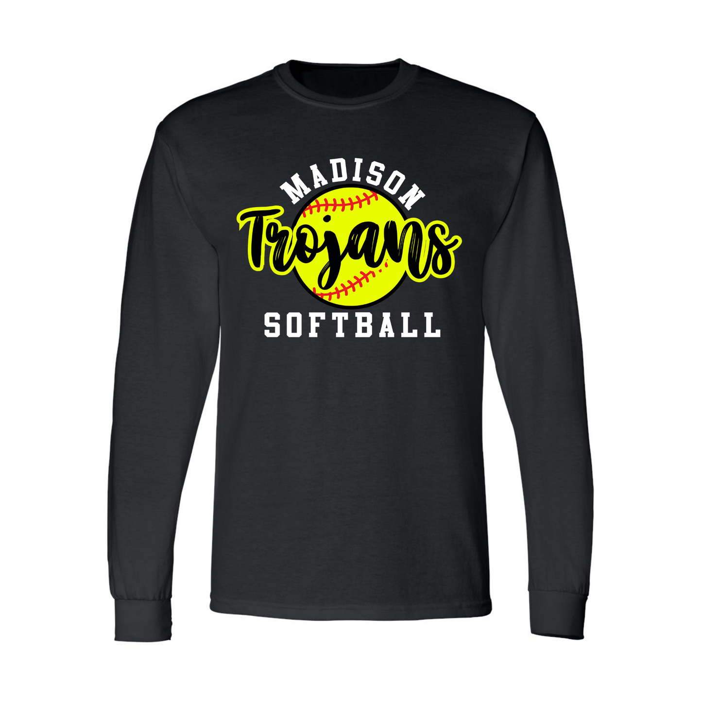 Madison Trojans Softball Long Sleeve Shirt
